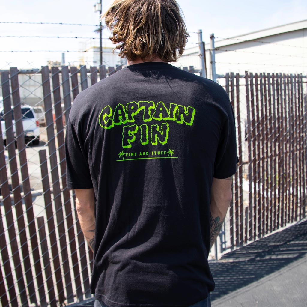 Captain Fin Co - Squiggle Tee Surfing Captain Fin Co