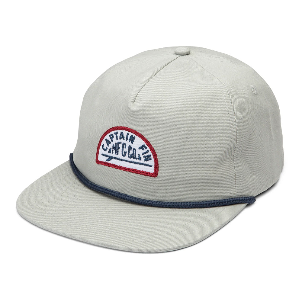 Captain Fin Co - Stack Patch Hat - Grey Hats Captain Fin Co Grey