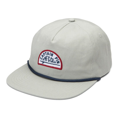 Captain Fin Co - Stack Patch Hat - Grey Hats Captain Fin Co Grey