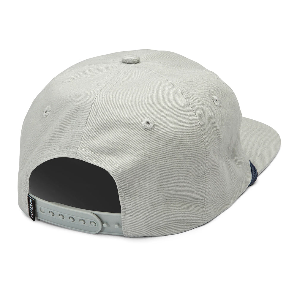 Captain Fin Co - Stack Patch Hat - Grey Hats Captain Fin Co