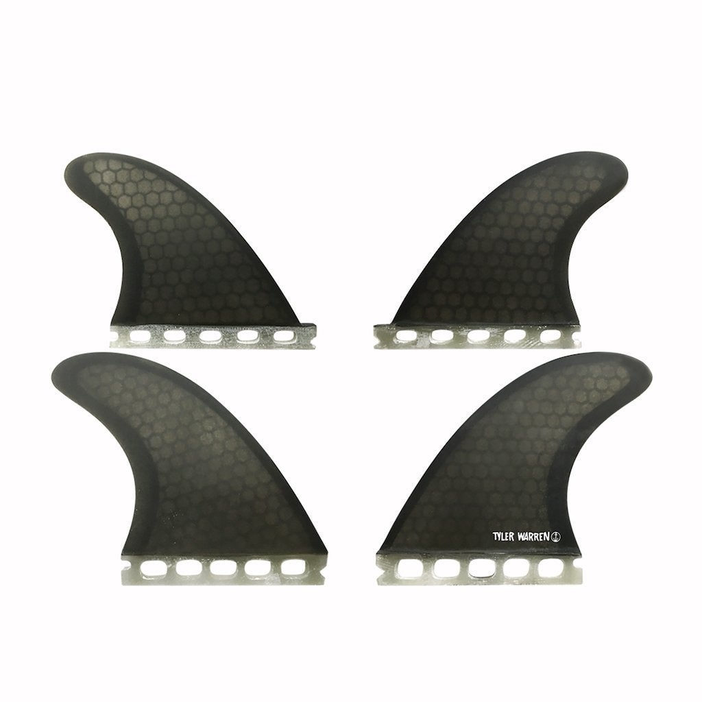 Captain Fin Co - Tyler Warren Quad - Medium - Black (Futures) Surfboard Fins Captain Fin Co