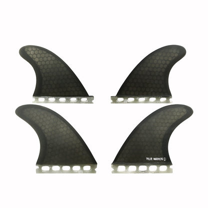 Captain Fin Co - Tyler Warren Quad - Medium - Black (Futures) Surfboard Fins Captain Fin Co
