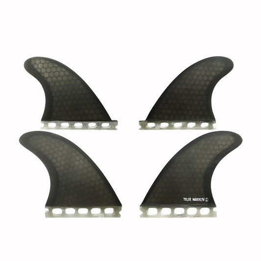 Captain Fin Co - Tyler Warren Quad - Medium - Black (Futures) Surfboard Fins Captain Fin Co