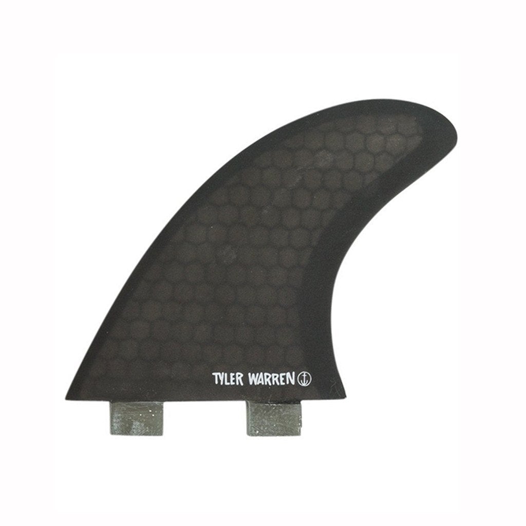 Captain Fin Co - Tyler Warren Quad - Medium - Black (FCS) Surfboard Fins Captain Fin Co Black Medium