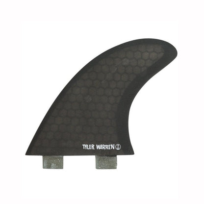Captain Fin Co - Tyler Warren Quad - Medium - Black (FCS) Surfboard Fins Captain Fin Co Black Medium