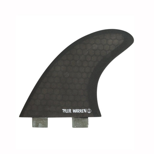 Captain Fin Co - Tyler Warren Quad - Medium - Black (FCS) Surfboard Fins Captain Fin Co Black Medium