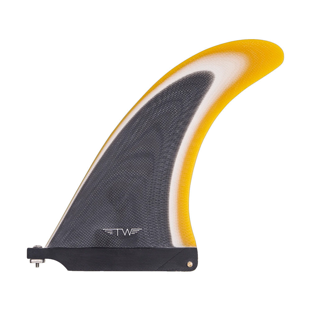 Captain Fin Co - Tyler Warren Raked - 8 - Black/White/Gold Surfboard Fins Captain Fin Co