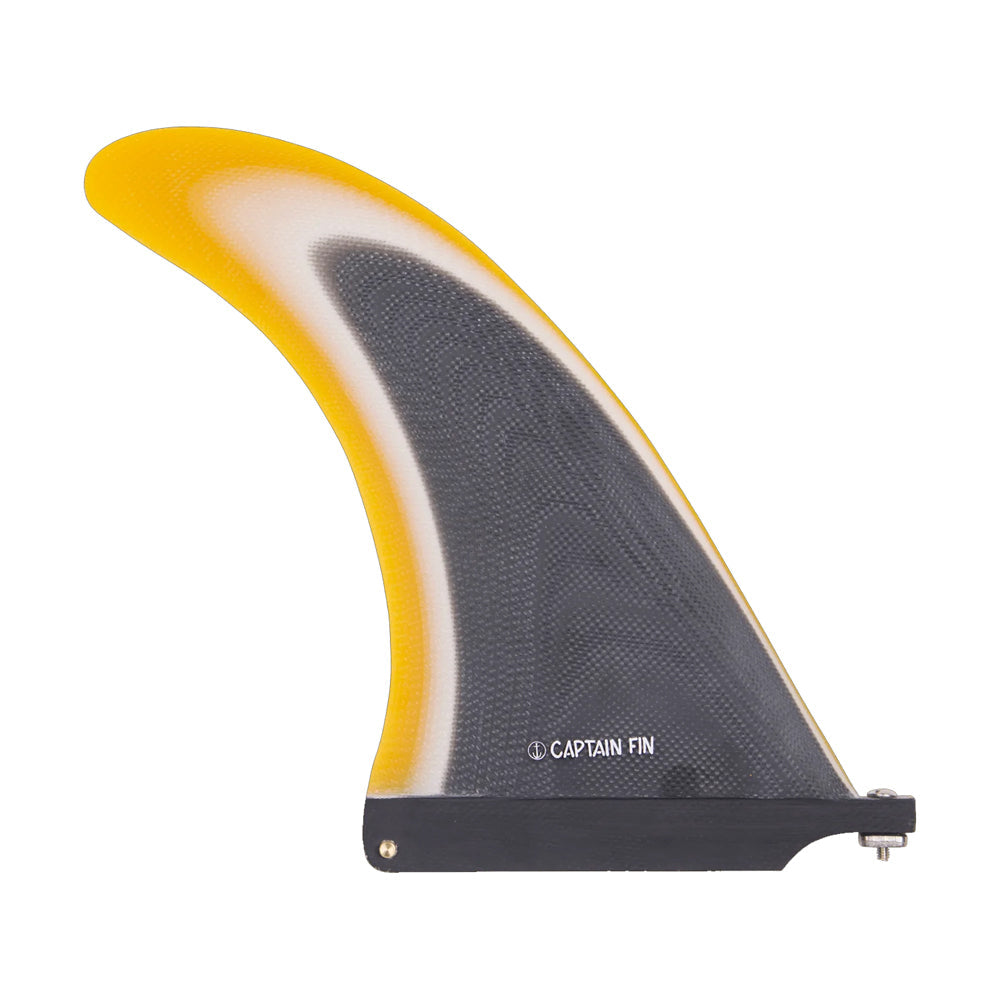 Captain Fin Co - Tyler Warren Raked - 8 - Black/White/Gold Surfboard Fins Captain Fin Co