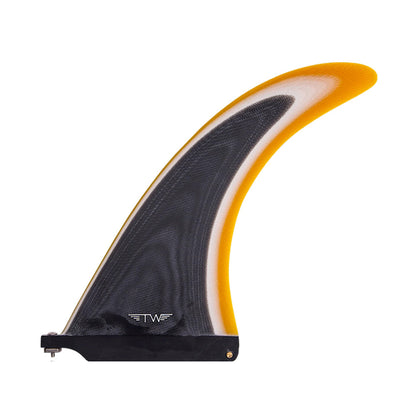Captain Fin Co - Tyler Warren Raked - 9.25 - Black/White/Gold Surfboard Fins Captain Fin Co Black/White/Gold 9.25"