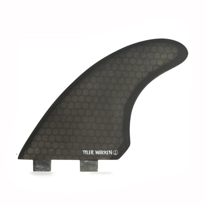 Captain Fin Co - Tyler Warren Twin - Medium - Black (FCS) Surfboard Fins Captain Fin Co Black Medium