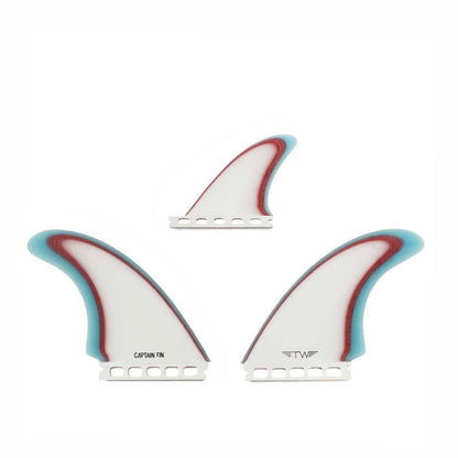 Captain Fin Co - Tyler Warren Twin Especial + Trailer - Medium - Blue (Futures) Surfboard Fins Captain Fin Co