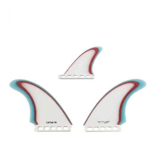 Captain Fin Co - Tyler Warren Twin Especial + Trailer - Medium - Blue (Futures) Surfboard Fins Captain Fin Co