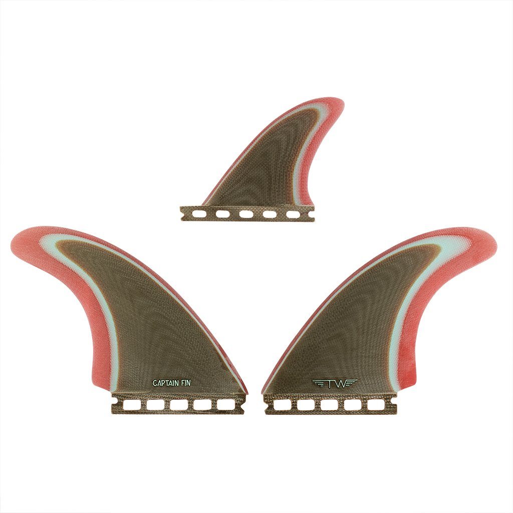 Captain Fin Co - Tyler Warren Twin Especial + Trailer - Medium - Coffee (Futures) Surfboard Fins Captain Fin Co