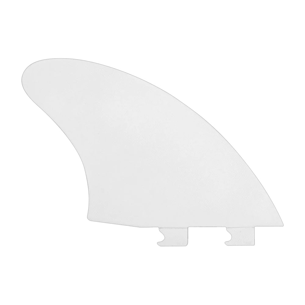Captain Fin Co - CF Twin Keel - Large - White (Snap-In / FCS II) Surfboard Fins Captain Fin Co