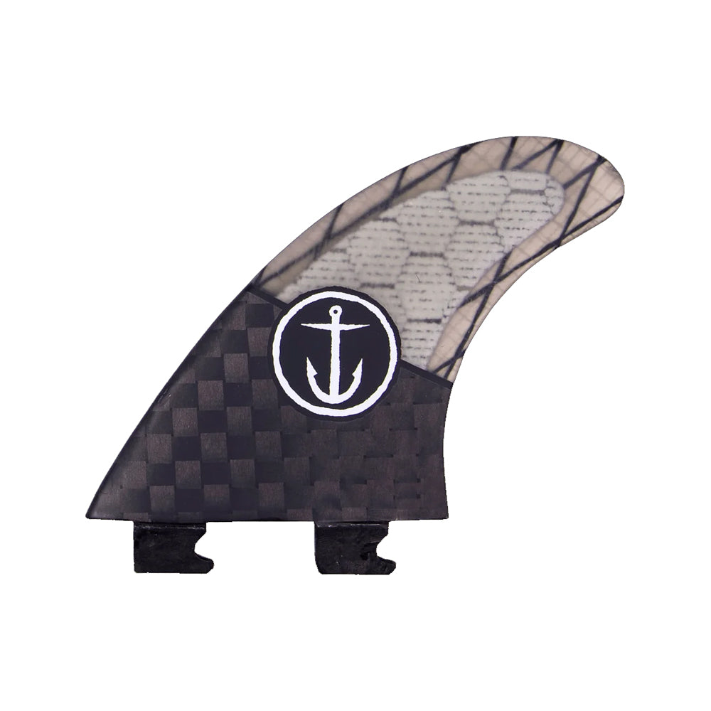 Captain Fin Co - CF Quickness Tri - SM/MD/LG - Black (Snap-In / FCS II) Surfboard Fins Captain Fin Co