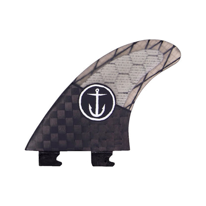 Captain Fin Co - CF Quickness Tri - SM/MD/LG - Black (Snap-In / FCS II) Surfboard Fins Captain Fin Co