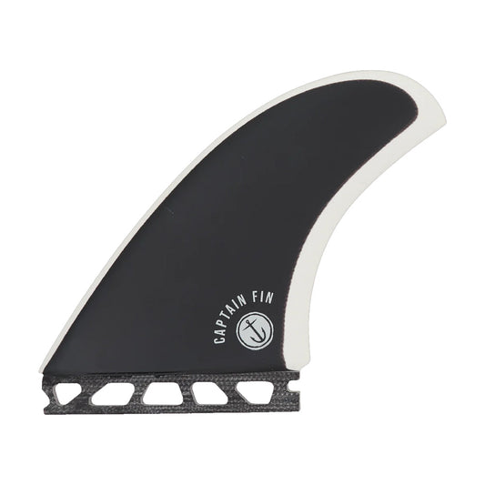 Captain Fin Co - CF Twin + Trailer - Medium - Black (Futures) Surfboard Fins Captain Fin Co