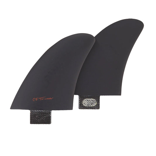 Captain Fin Co - CF Twinzer - Black (FCS) Surfboard Fins Captain Fin Co