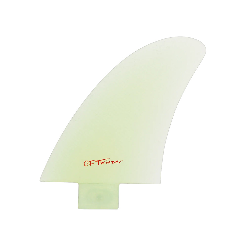 Captain Fin Co - CF Twinzer - Clear (FCS) Surfboard Fins Captain Fin Co