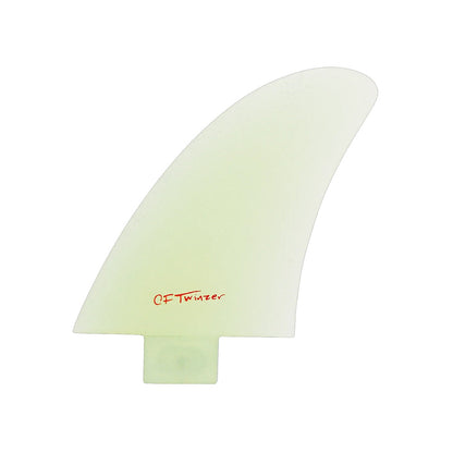 Captain Fin Co - CF Twinzer - Clear (FCS) Surfboard Fins Captain Fin Co