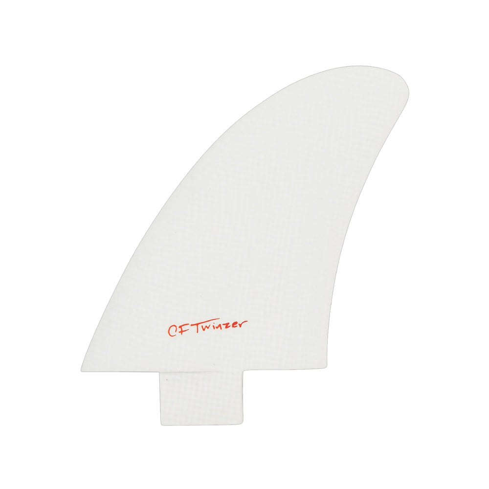 Captain Fin Co - CF Twinzer - White (FCS) Surfboard Fins Captain Fin Co