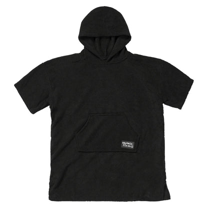 Captain Fin Co - Changing Robe - Youth - Black Surfing Captain Fin Co