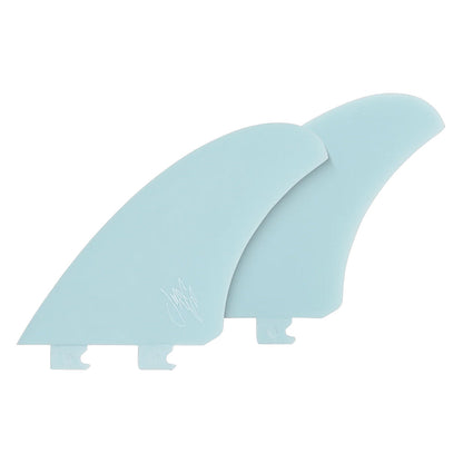 Captain Fin Co - Jeff McCallum Twin - Medium - Light Blue (Snap-In / FCS II) Surfboard Fins Captain Fin Co