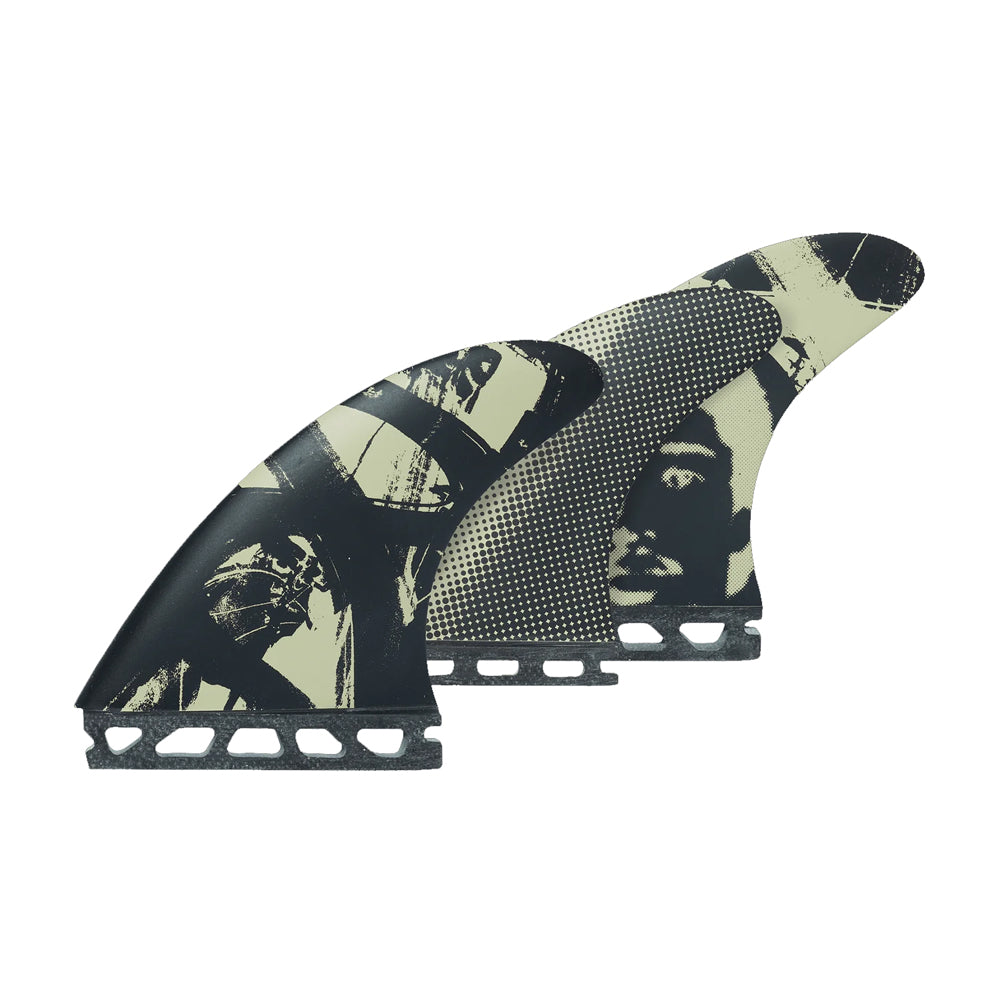Captain Fin Co - Mikey February Tri - Medium - Black (Futures) Surfboard Fins Captain Fin Co