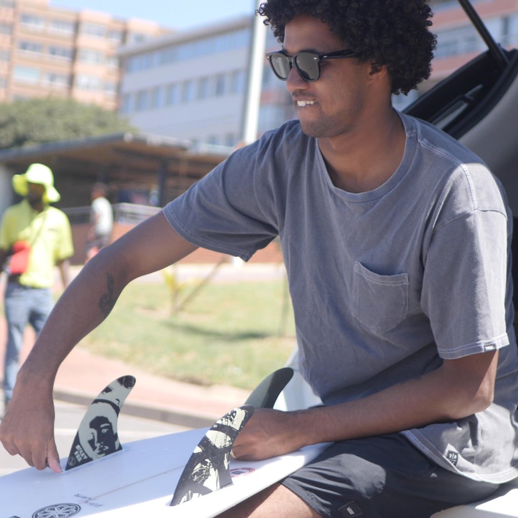 Captain Fin Co - Mikey February Tri - Medium - Black (FCS) Surfboard Fins Captain Fin Co