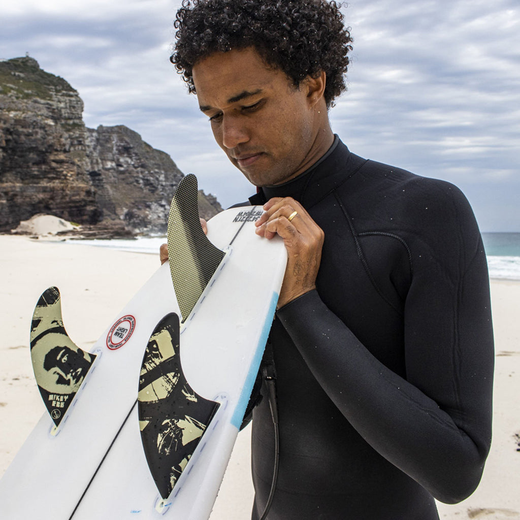 Captain Fin Co - Mikey February Tri - Medium - Black (FCS) Surfboard Fins Captain Fin Co