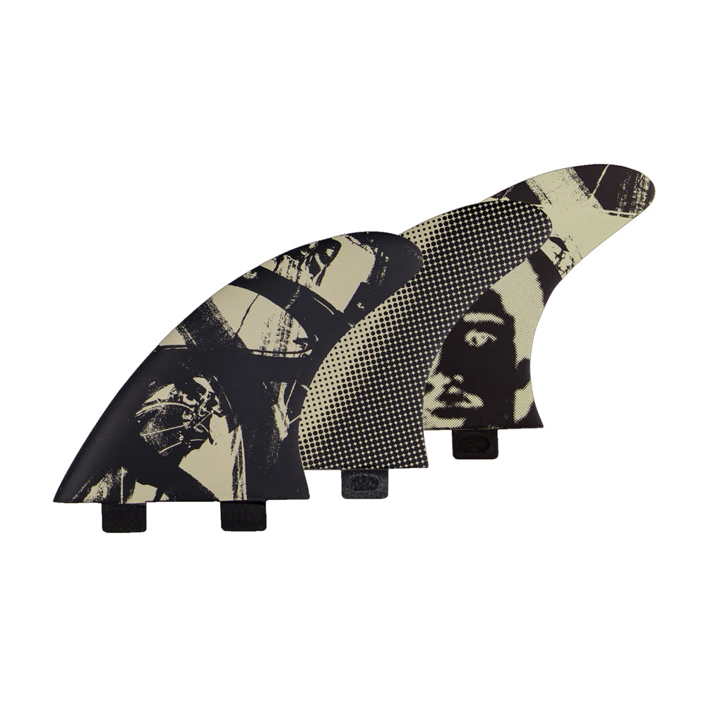 Captain Fin Co - Mikey February Tri - Medium - Black (FCS) Surfboard Fins Captain Fin Co