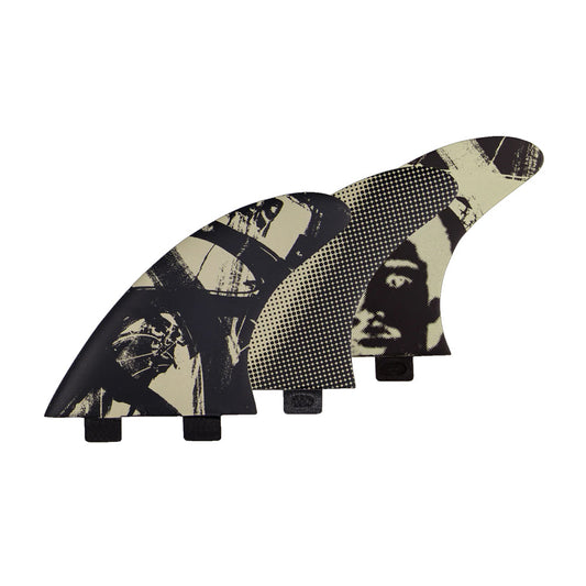 Captain Fin Co - Mikey February Tri - Medium - Black (FCS) Surfboard Fins Captain Fin Co