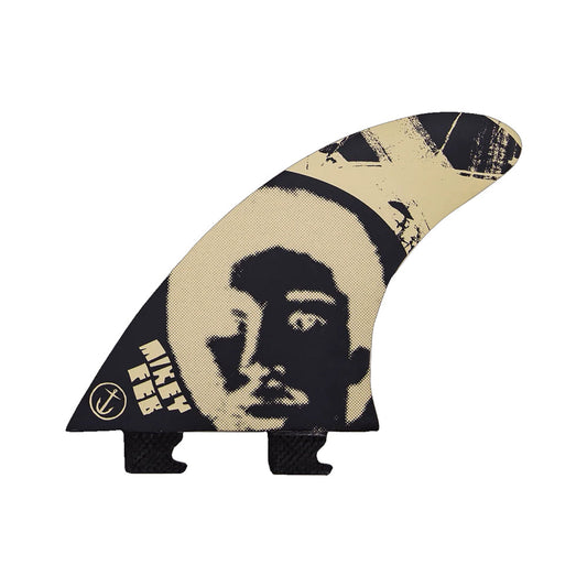 Captain Fin Co - Mikey February Tri - Medium - Black (Snap-In/FCS II) Surfboard Fins Captain Fin Co