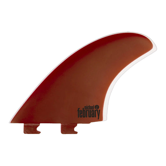 Captain Fin Co - Mikey February Twin - Medium - Red (Snap-In/FCS II) Surfboard Fins Captain Fin Co