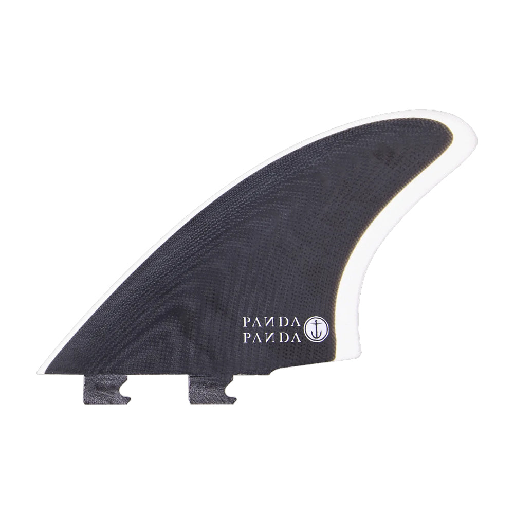Captain Fin Co - Panda Twin Keel - Medium - Black/White (Snap-In / FCS II) Surfboard Fins Captain Fin Co
