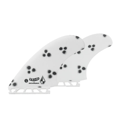 Captain Fin Co - Peter Schroff Twin - Medium - White (Futures) Surfboard Fins Captain Fin Co