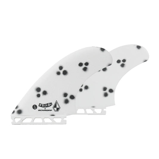Captain Fin Co - Peter Schroff Twin - Medium - White (Futures) Surfboard Fins Captain Fin Co