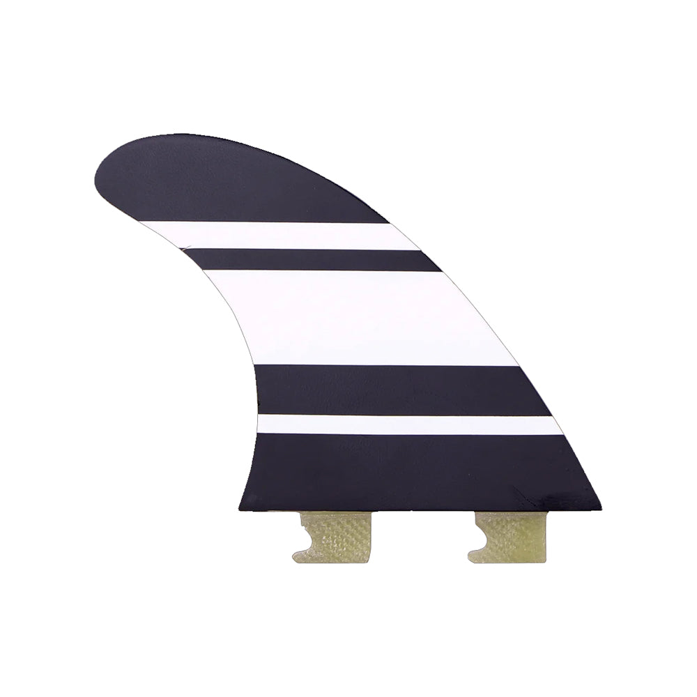 Captain Fin Co - Timmy Patterson Tri - Medium - Black/White (Snap-In / FCS II) Surfboard Fins Captain Fin Co