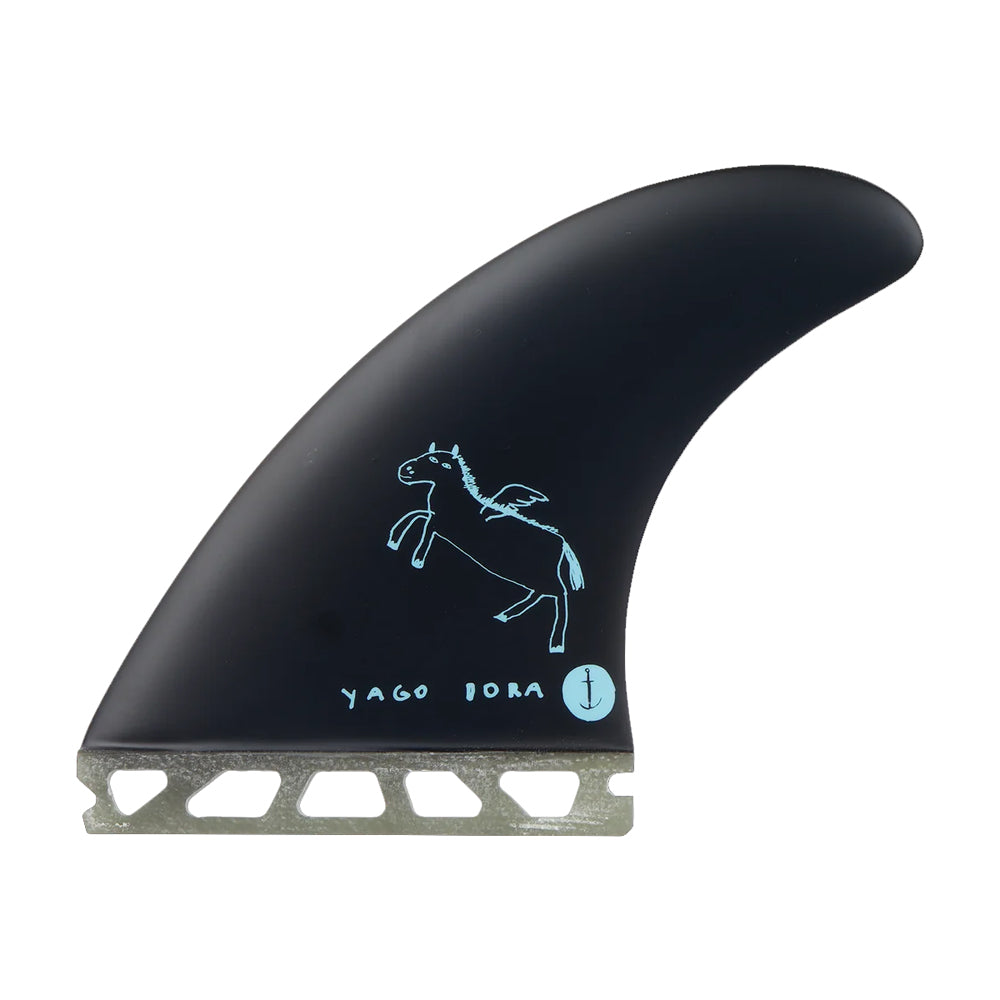 Captain Fin Co - Yago Dora Tri - MD/LG - Black (Futures) Surfboard Fins Captain Fin Co