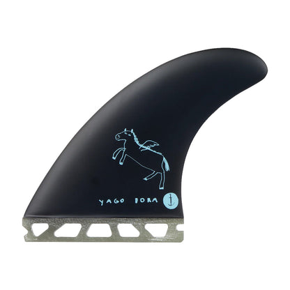 Captain Fin Co - Yago Dora Tri - MD/LG - Black (Futures) Surfboard Fins Captain Fin Co