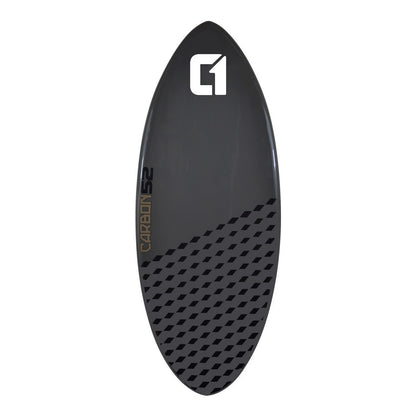 Carbon Fibre Epoxy Skimboard 50-56inch Cobalt Grey Carbon Skimboard Circle One Surf 52inch