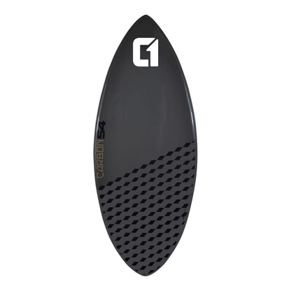Carbon Fibre Epoxy Skimboard 50-56inch Cobalt Grey Carbon Skimboard Circle One Surf 54inch