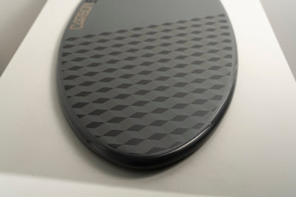 Carbon Fibre Epoxy Skimboard 50-56inch Cobalt Grey Carbon Skimboard Circle One Surf