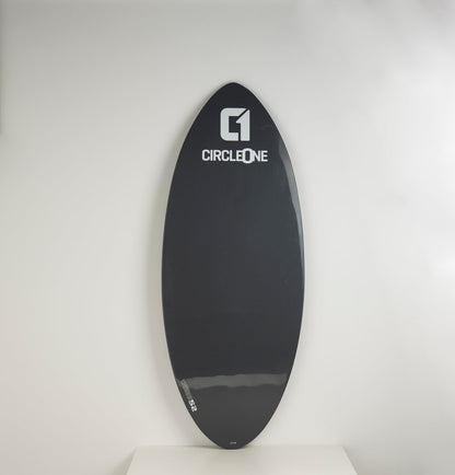 Carbon Fibre Epoxy Skimboard 50-56inch Cobalt Grey Carbon Skimboard Circle One Surf