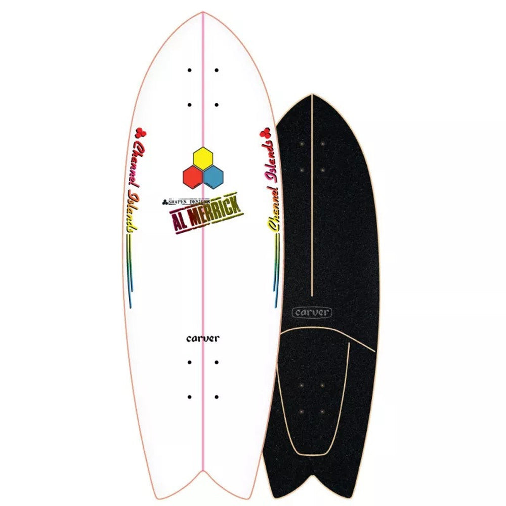 Carver 29.25" CI Fishbeard Skateboard Deck Skateboard Decks Carver