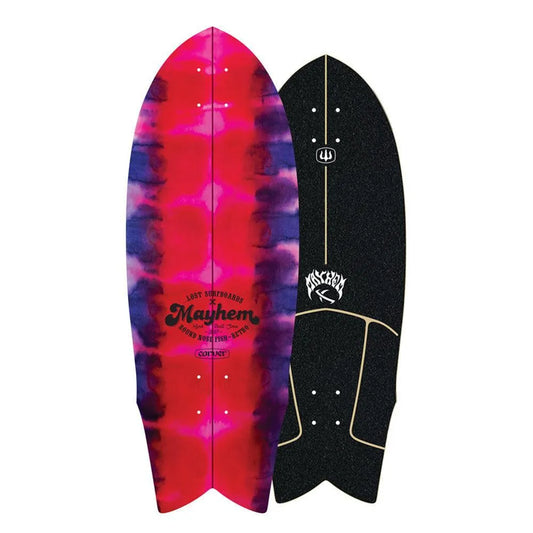 Carver 29.5" ...Lost RNF Retro Tie Dye - Deck Only - Bob Gnarly Surf