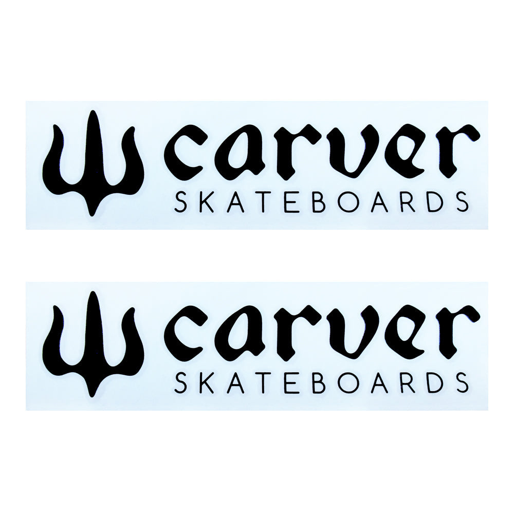 Carver Skateboards - 2x Surfboard Sticker Skateboarding Carver