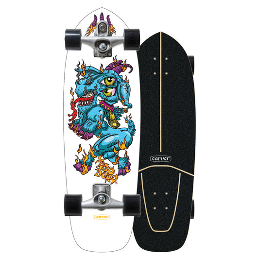 Carver Skateboards - 30.75" Yago Dora Fire Goat - C7 Complete Skateboards Carver