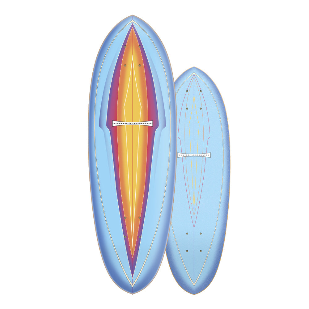 Carver Skateboards - 31" Blue Haze - Deck Only Skateboard Decks Satorial Supplies