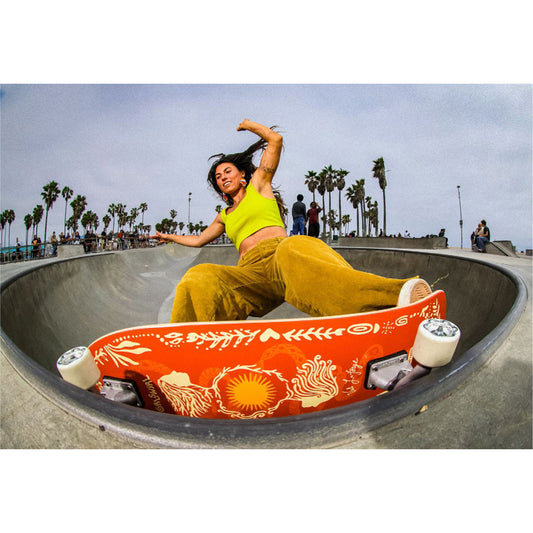 Carver Skateboards - 31" GrlSwirl Sunflower - CX Complete Skateboards Satorial Supplies